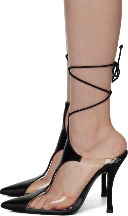 Les Petits Joueurs Black Virgo Heels - Picture 3