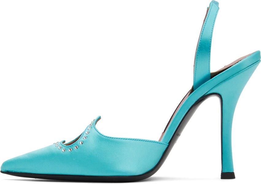 Les Petits Joueurs Blue Jerry Heels - Picture 3