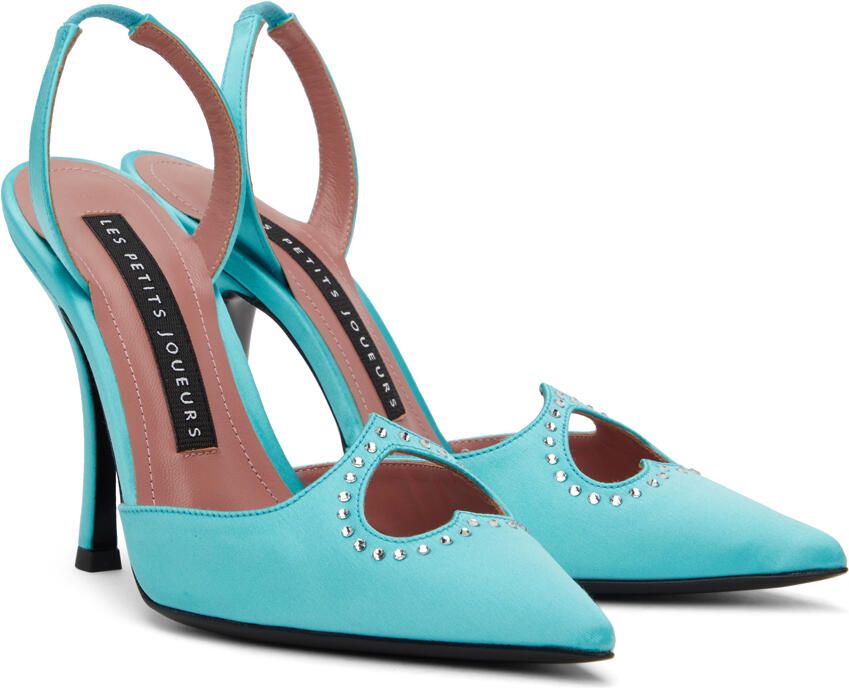 Les Petits Joueurs Blue Jerry Heels - Picture 2