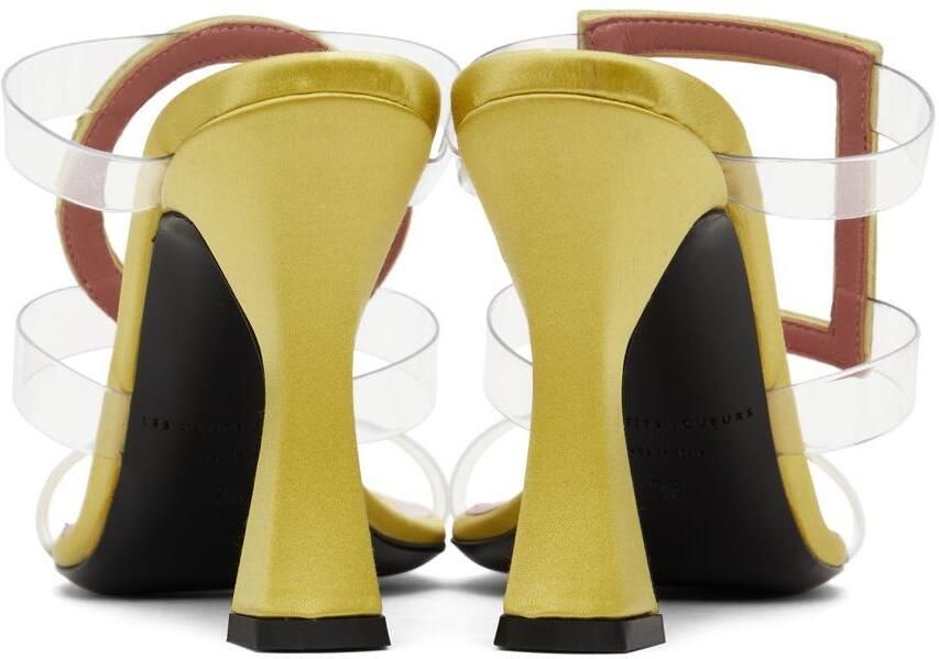 Les Petits Joueurs Green Hoya Heeled Sandals