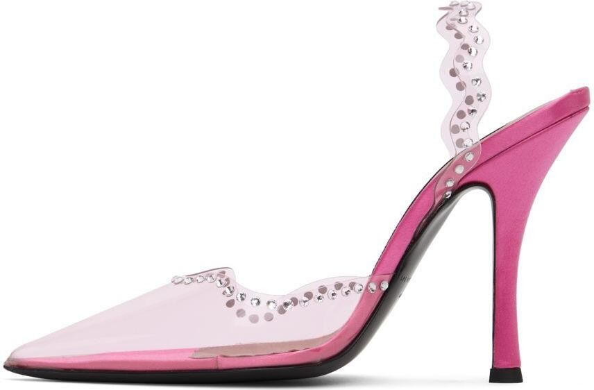Les Petits Joueurs Pink Jerry Waves Heels - Picture 3
