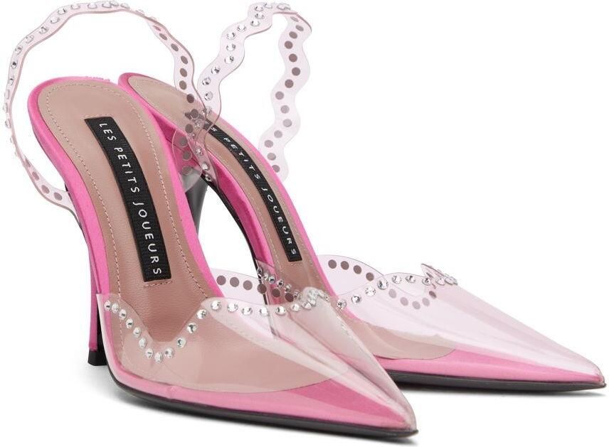 Les Petits Joueurs Pink Jerry Waves Heels - Picture 2