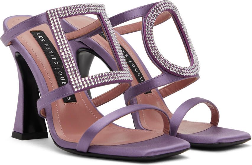 Les Petits Joueurs Purple Hoya Heeled Sandals - Picture 2