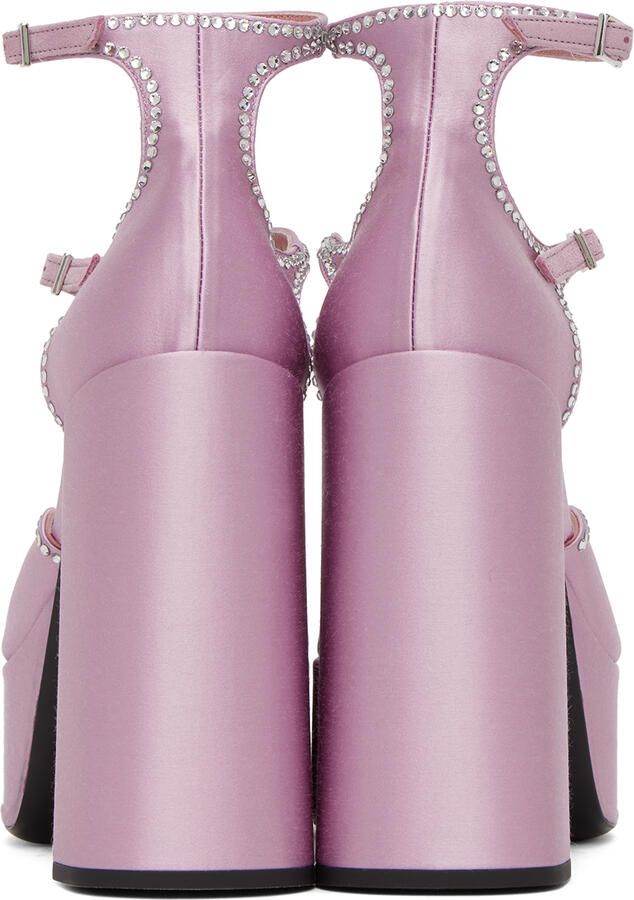 Les Petits Joueurs Purple Sole Jane Heels - Picture 3