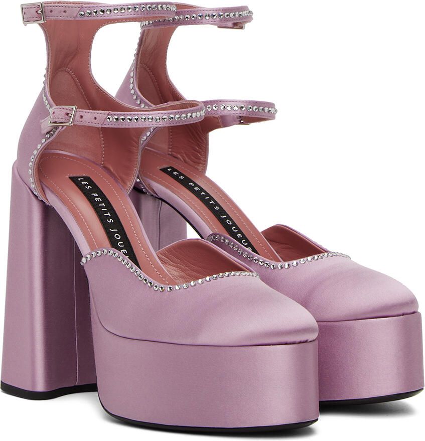 Les Petits Joueurs Purple Sole Jane Heels