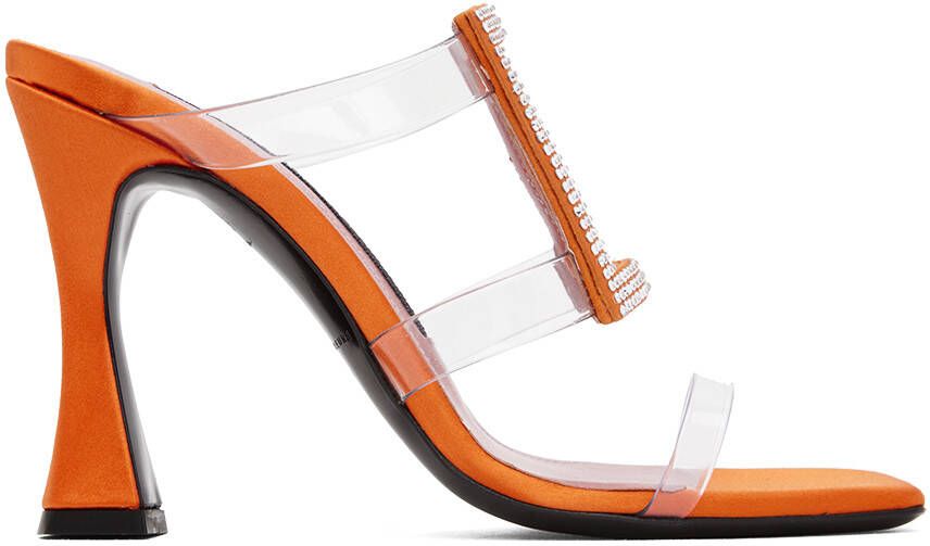 Les Petits Joueurs Orange Hoya Heeled Sandals - Picture 5