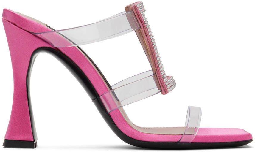 Les Petits Joueurs Pink Hoya Heeled Sandals