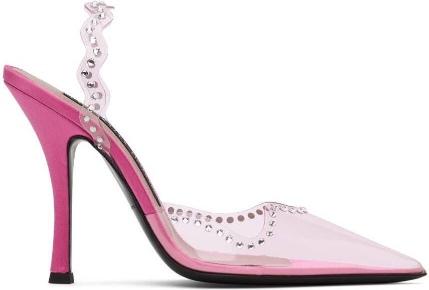 Les Petits Joueurs Pink Jerry Waves Heels - Picture 5