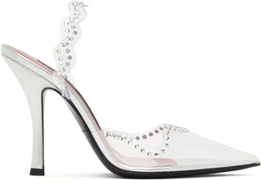 Les Petits Joueurs Silver Jerry Waves Heels - Picture 5