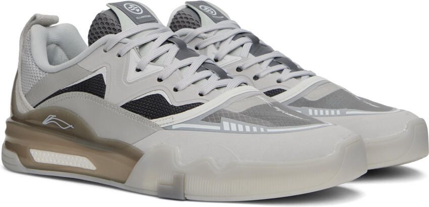 Li-Ning Gray Erik Ellington Edition Skateboarding Pro Sneakers - Picture 2