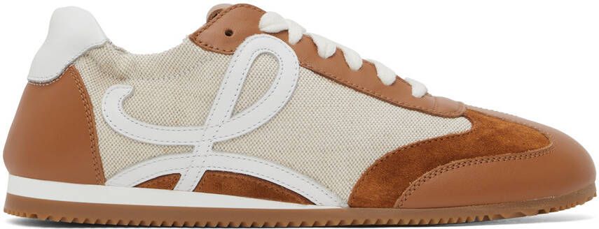 Loewe Beige & Tan Ballet Runner Sneakers - Picture 5