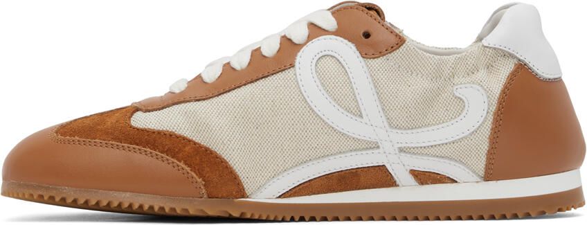 Loewe Beige & Tan Ballet Runner Sneakers - Picture 4