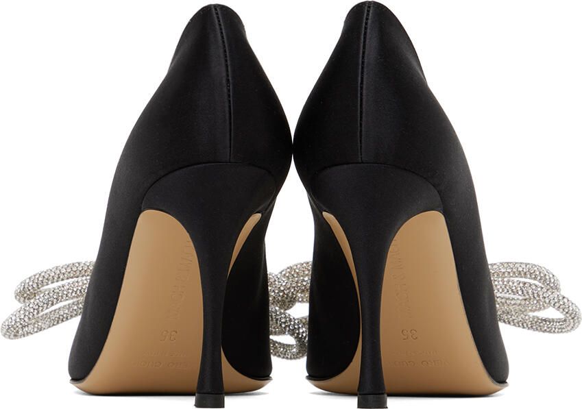 MACH & MACH Black Double Bow 95 Heels