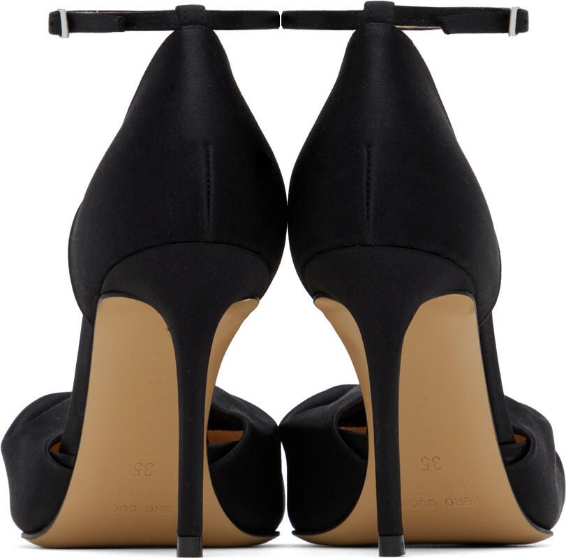 MACH & MACH Black Double Heart 110 Heels