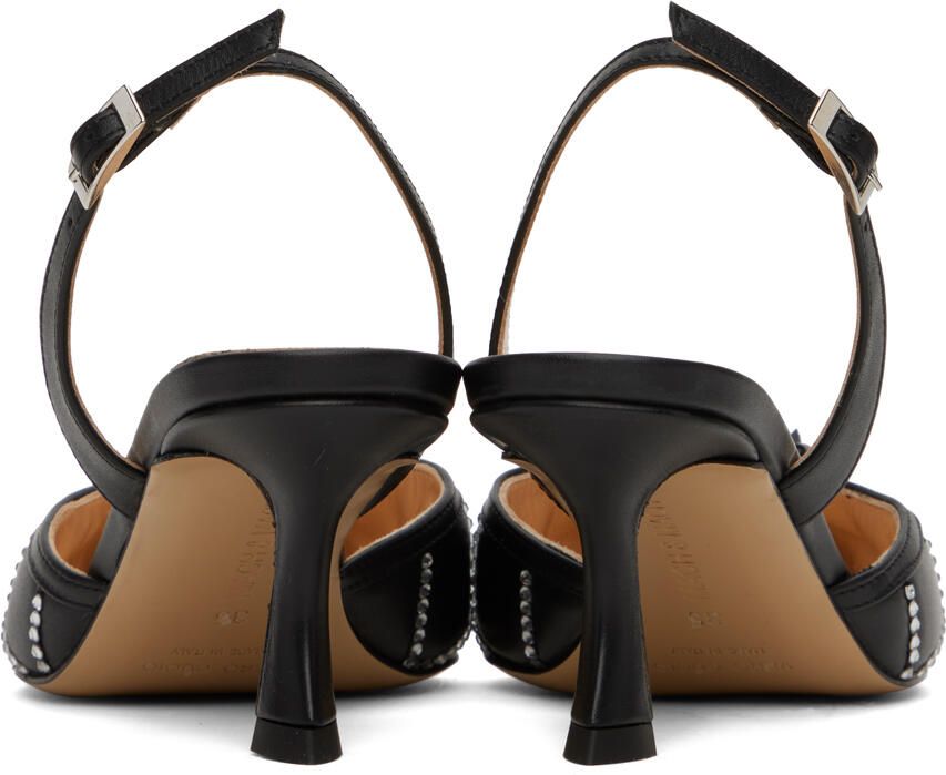 MACH & MACH Black Marien Heels