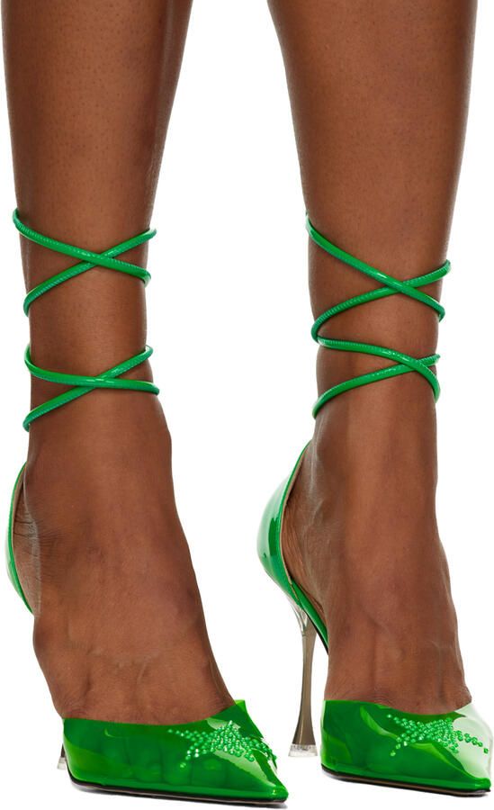 MACH & MACH Green Star 100 Heels - Picture 2