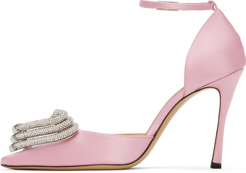MACH & MACH Pink Triple Heart 110 Heels - Picture 3