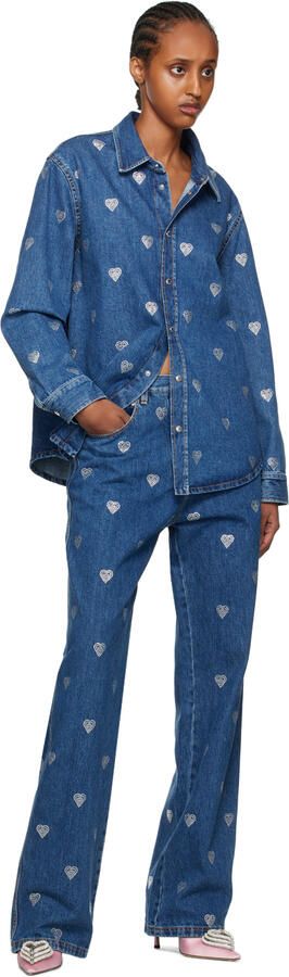 MACH & MACH Pink Triple Heart 110 Heels - Picture 4