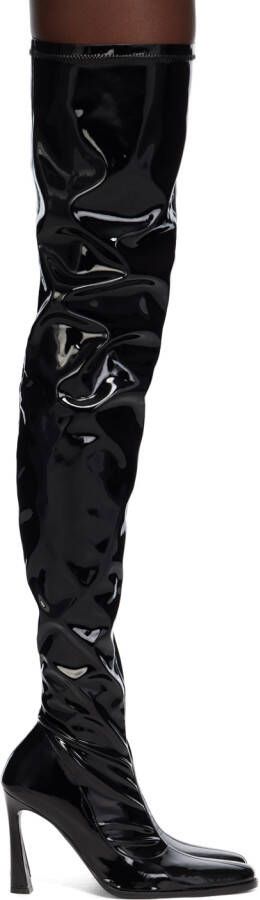 Magda Butrym Black Retro Tall Boots - Picture 5