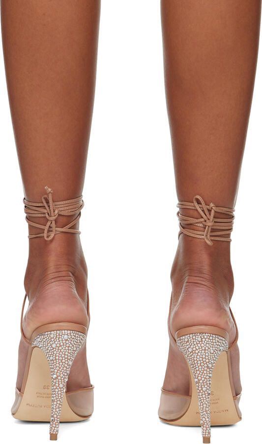 Magda Butrym Beige Crystal Heels - Picture 2