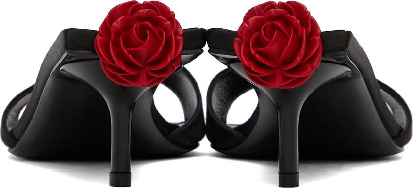 Magda Butrym Black Square Kitten Mules