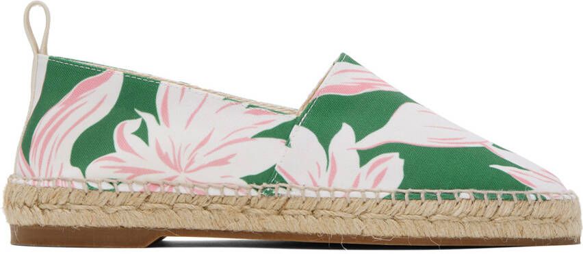 Maison Kitsuné Green Olympia Le-Tan Espadrilles - Picture 5