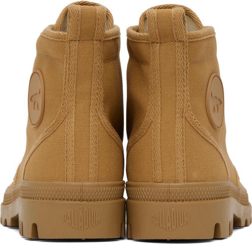 Maison Kitsuné Tan Palladium Edition Pallabrousse Boots