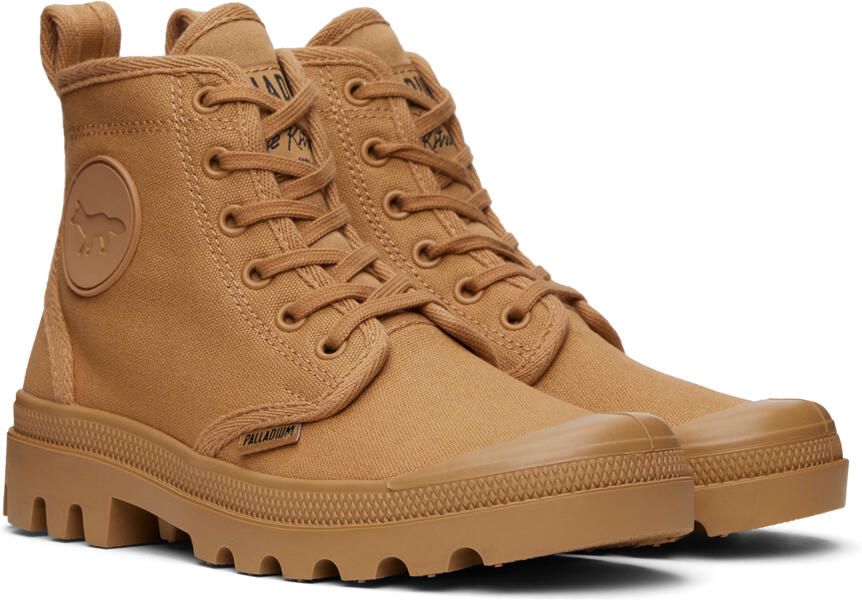 Maison Kitsuné Tan Palladium Edition Pallabrousse Sneakers - Picture 2