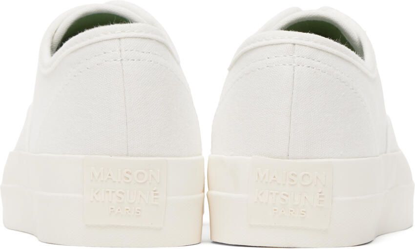 Maison Kitsuné White Olympia Le-Tan Sneakers