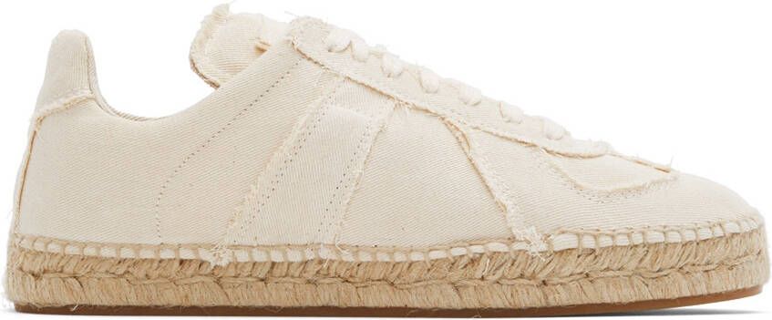 Maison Margiela Beige Replica Espadrilles