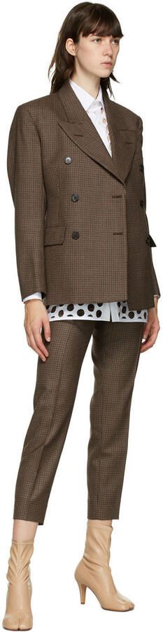 Maison Margiela Beige Stiletto Sock Tabi Boots - Picture 4