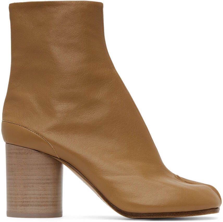 Maison Margiela Beige Tabi Boots - Picture 5