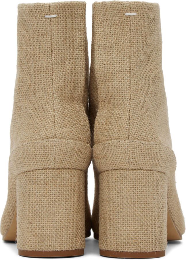 Maison Margiela Beige Tabi Boots - Picture 5