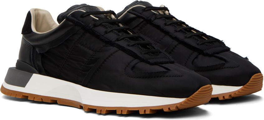 Maison Margiela Black Evolution Running Sneakers - Picture 4
