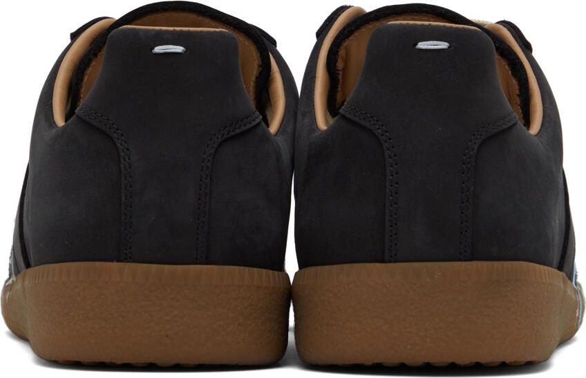 Maison Margiela Black & Multicolor Paint Drop Replica Sneakers - Picture 5