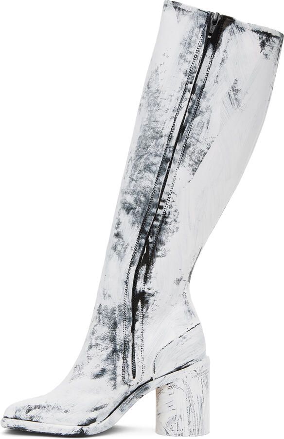 Maison Margiela Black & White Tabi Bianchetto Boots