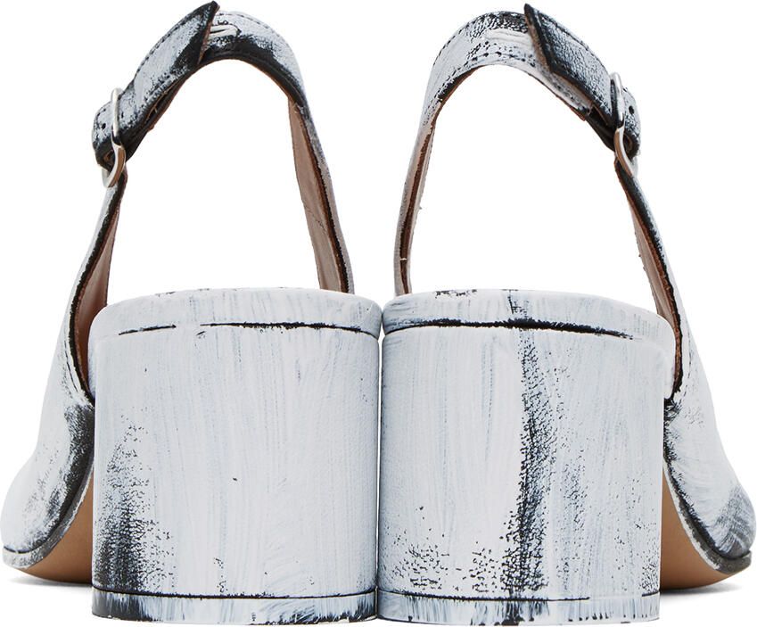 Maison Margiela Black & White Tabi Bianchetto Heels