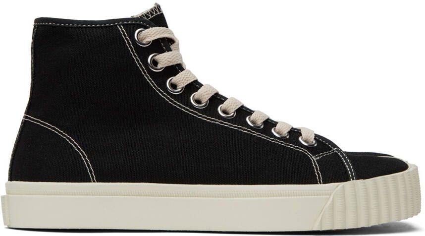 Maison Margiela Black & White Tabi Sneakers - Picture 5