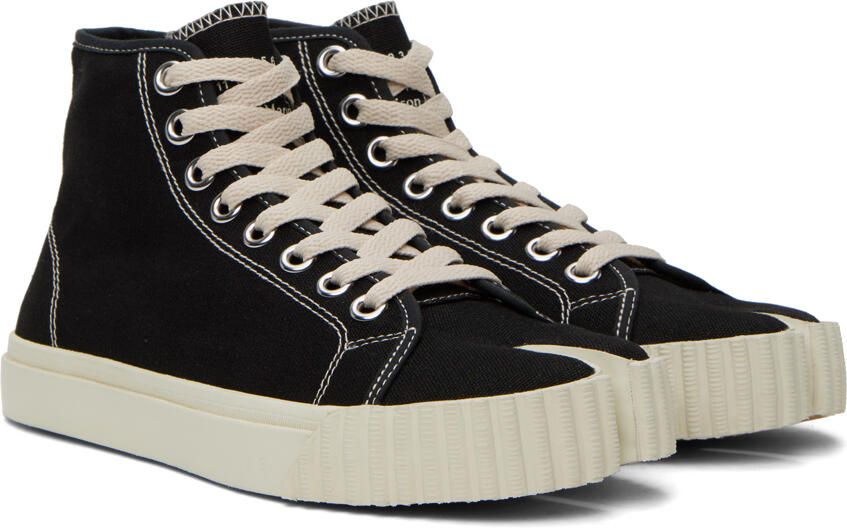 Maison Margiela Black & White Tabi Sneakers - Picture 2