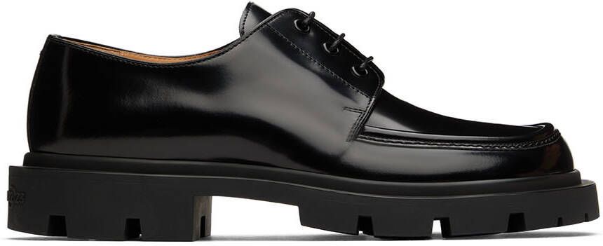 Maison Margiela Black Cleated Sole Derbys - Picture 4