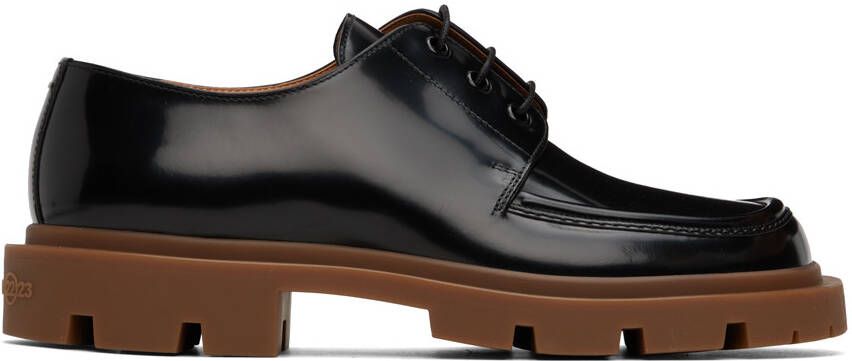 Maison Margiela Black Cleated Sole Derbys - Picture 4