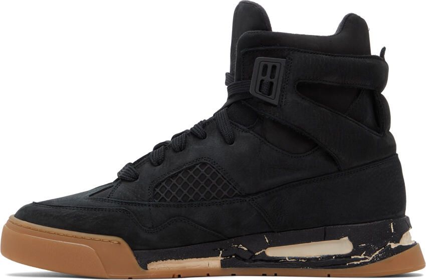 Maison Margiela Black DDstk Sneakers - Picture 3