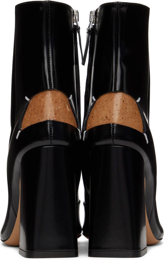 Maison Margiela Black Décortiqué Ankle Boots - Picture 8