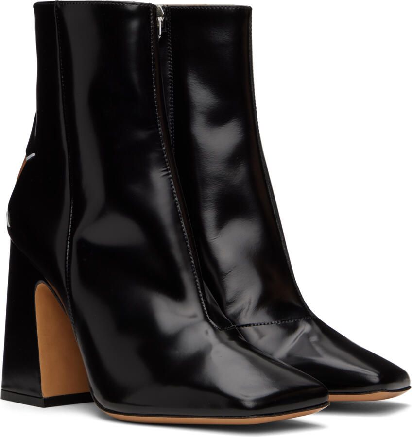 Maison Margiela Black Décortiqué Ankle Boots