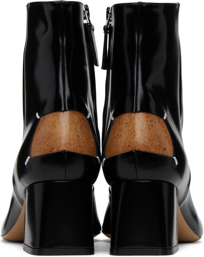 Maison Margiela Black Décortiqué Ankle Boots - Picture 3