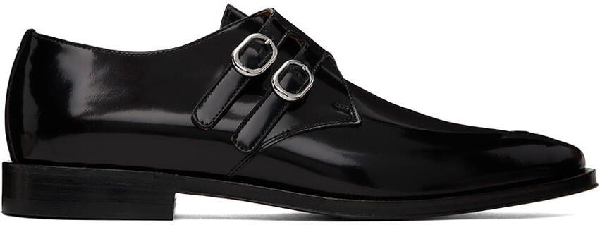 Maison Margiela Black Double Monk Loafers