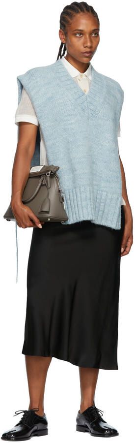 Maison Margiela Black Leather Tabi Oxfords - Picture 4