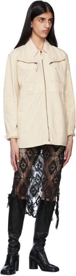 Maison Margiela Black Leather Tabi Tall Boots - Picture 12