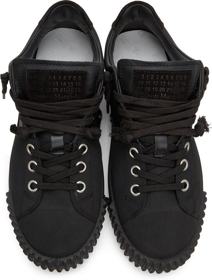 Maison Margiela Black Low-Top Sneakers