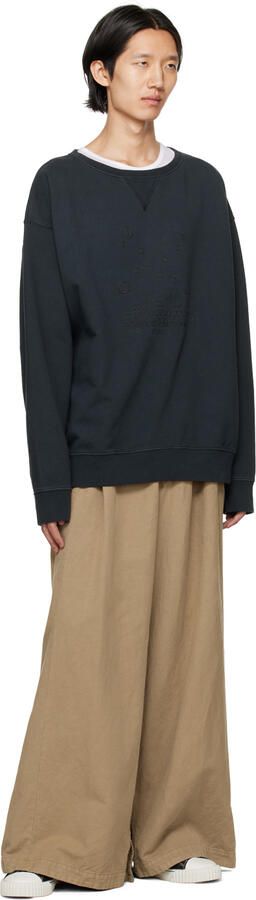 Maison Margiela Black New Evolution Mid Sneakers - Picture 5